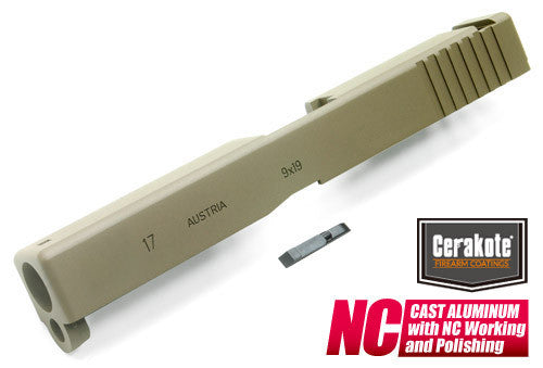 Guarder Aluminum Slide for MARUI G17 (CERAKOTE FDE)