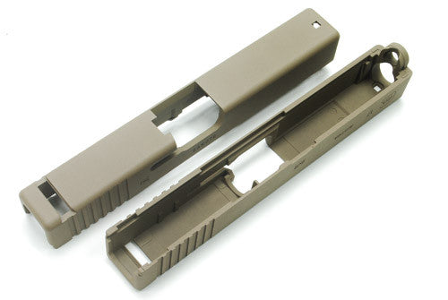 Guarder Aluminum Slide for MARUI G17 (CERAKOTE FDE)