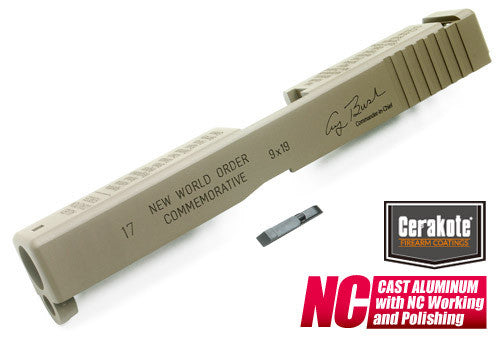 Guarder Aluminum Slide for MARUI G17 Desert Storm (CERAKOTE FDE)