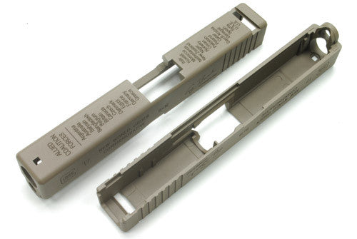 Guarder Aluminum Slide for MARUI G17 Desert Storm (CERAKOTE FDE)