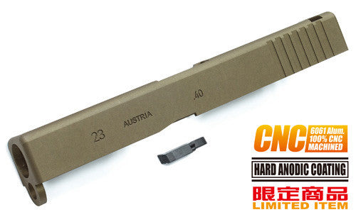 Guarder 6061 Aluminum CNC Slide for KJWORK G23 (TAN)