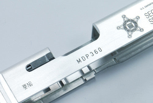 Guarder 6061 Aluminum CNC Slide for KJWORK G19  S.S.A (Sliver)
