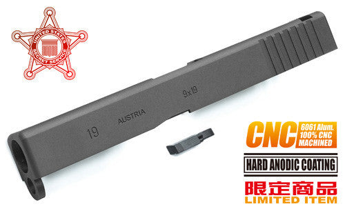 Guarder 6061 Aluminum CNC Slide for KJWORK G19  S.S.A (Black)