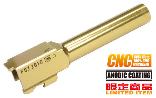 Guarder Aluminum CNC Titanium Golden Outer Barrel for KJ G23 -C Type