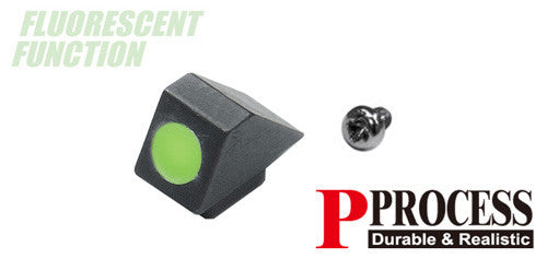 Guarder Steel Standard Night Front Sight for TM G-Series (Green)