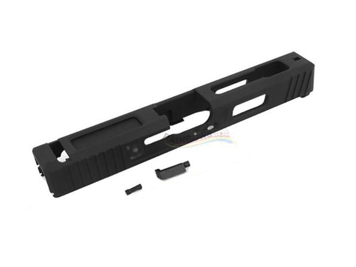 GunsModify S-Style Aluminum CNC Slide W/ KKM Silver Barrel for Marui G18C GBB