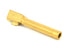 GunsModify DEM 17 Stainless Fluted Barrel for Marui G17 (Gold Nitride)