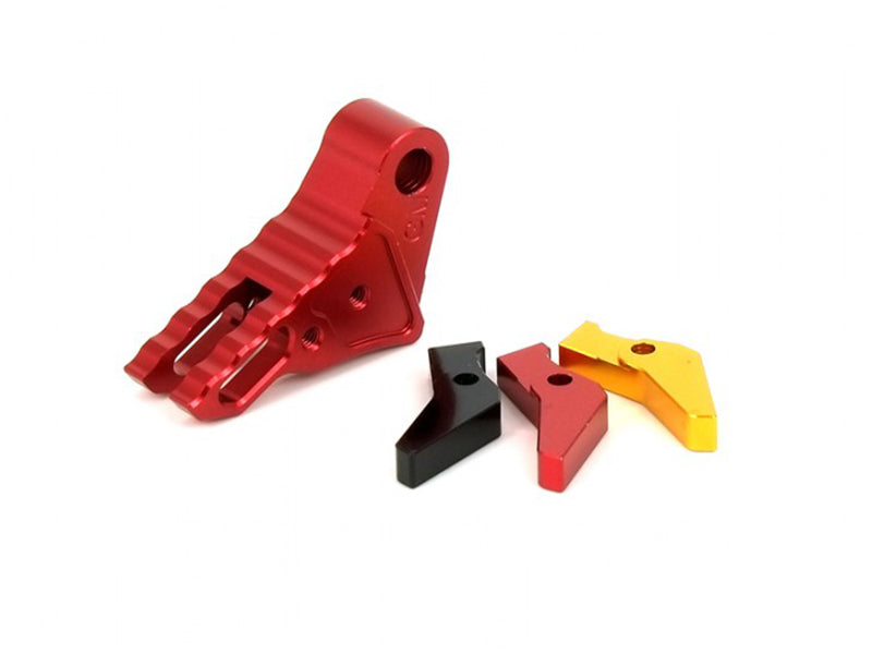 GunsModify "Wave Type" Aluminum Adjustable Trigger for Maru / Umarex G-Seires GBB (Red)