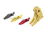 GunsModify Aluminum Adjustable Trigger for Marui G-Series GBB (Golden/S Style)