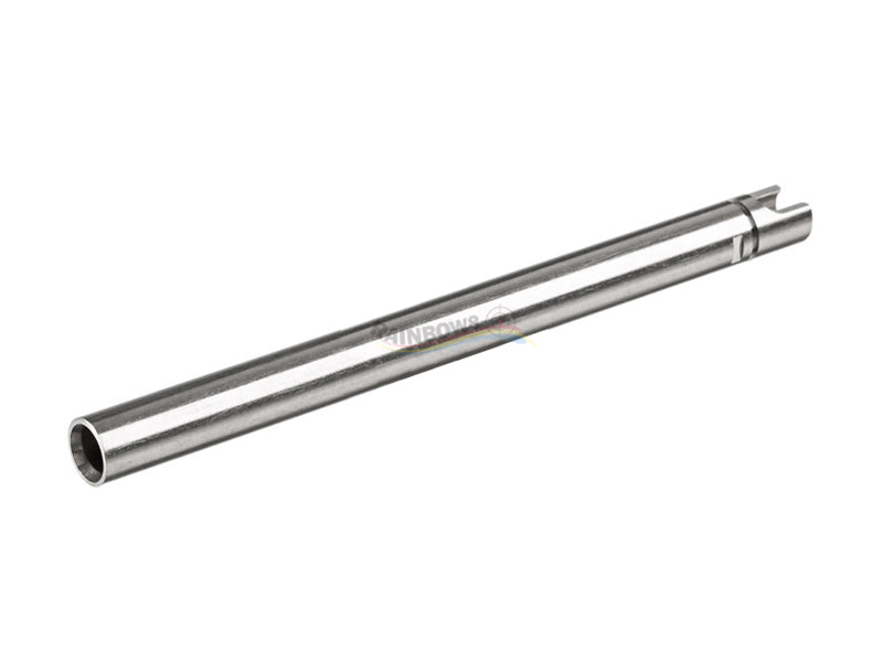 GunsModify S-Style KM Stainless Steel Thread Outer Barrel for Marui G17 GBB (Standard, Silver)