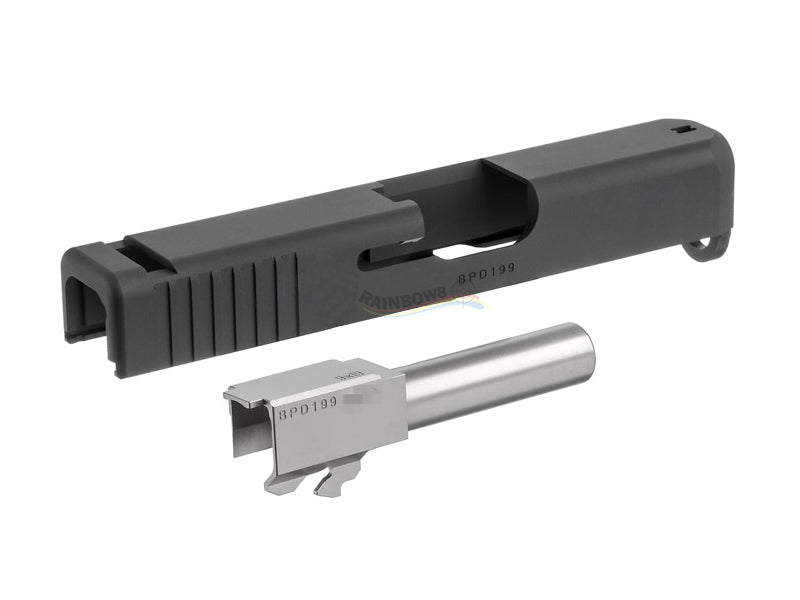 GunsModify Aluminum Slide with Stainless barrel set for Marui G26 GBB