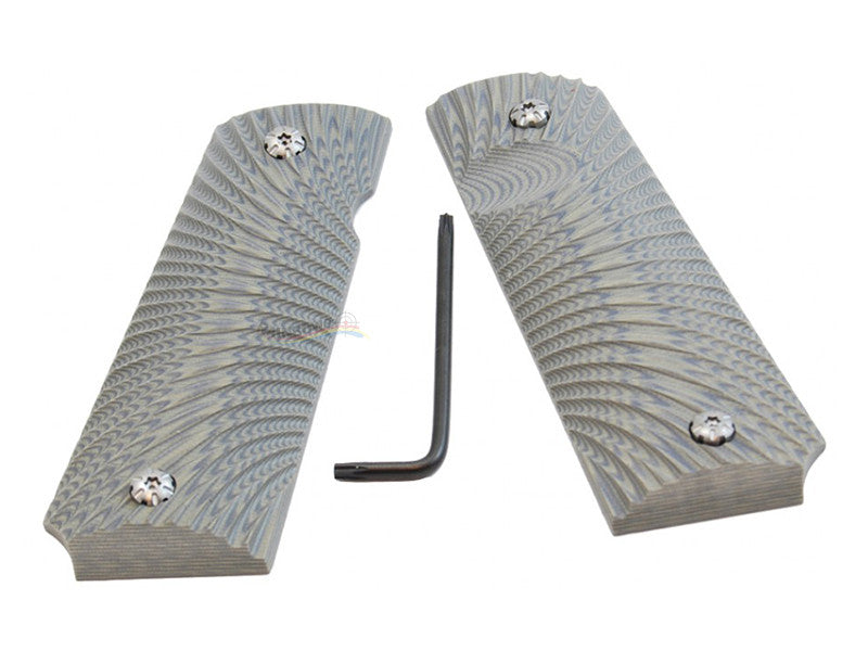 Double Alpha Academy 1911 Carbon / G10 Grips (Grey)