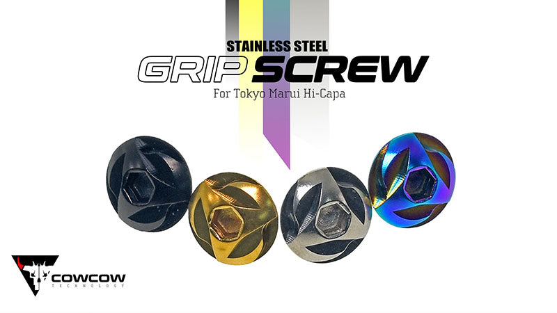 CowCow Stainless Steel Grip Screw (Black)