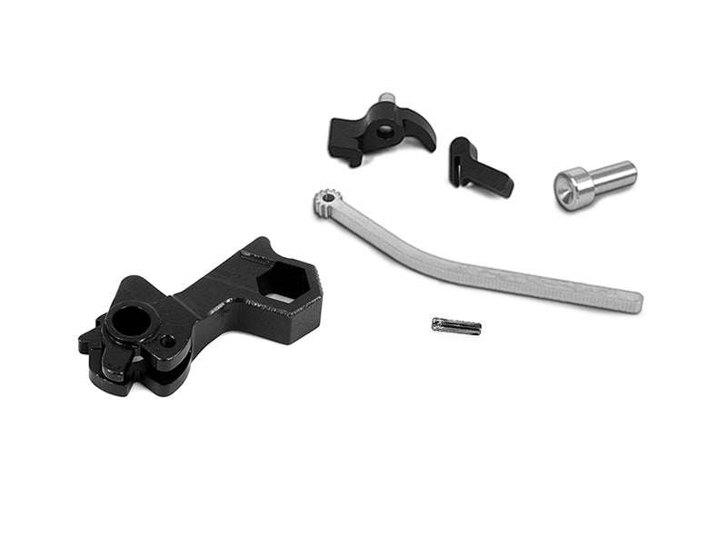 Airsoft Masterpiece CNC Steel Hammer & Sear Set for Marui Hi-CAPA (Hex) Type 22 (Black)