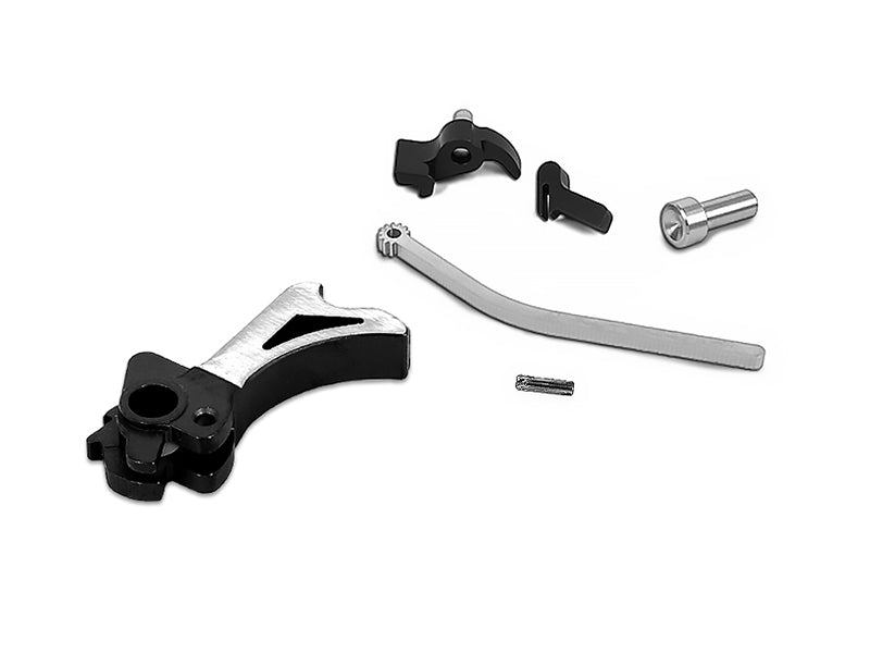 Airsoft Masterpiece CNC Steel Hammer & Sear Set for Marui Hi-CAPA (STI Spur) Type 2 (Two Tones)