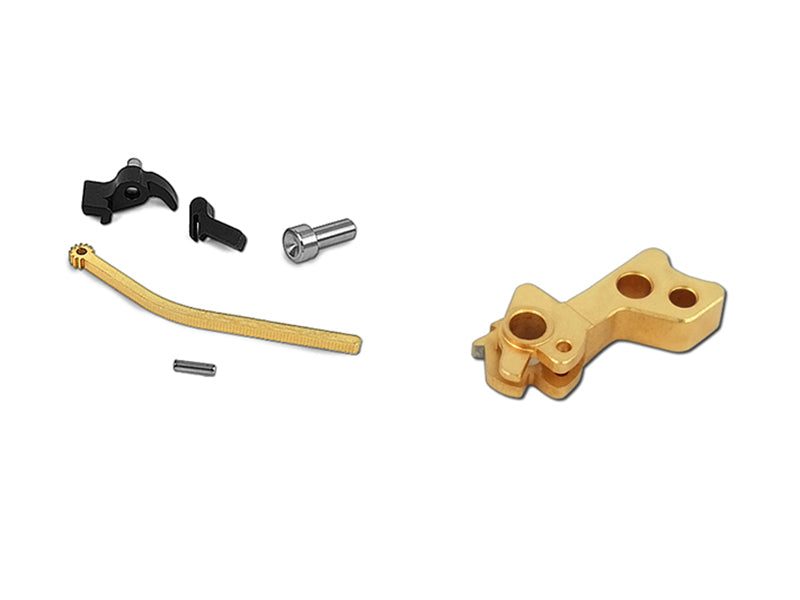Airsoft Masterpiece CNC Steel Hammer & Sear Set for Marui Hi-CAPA TYPE 5 (Gold)