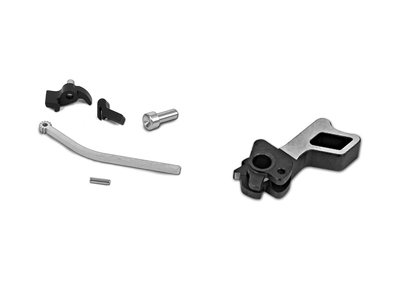Airsoft Masterpiece CNC Steel Hammer & Sear Set for Marui Hi-CAPA (STI Square) Type 6  (Two Tone)