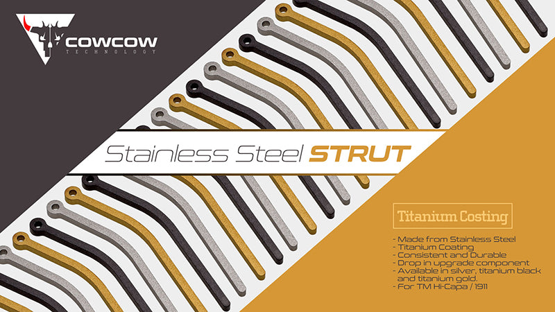 CowCow Stainless Steel Strut For Marui Hi-Capa (Black)