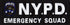 NYPD EMERGENCY SQUAD Patch (Large)