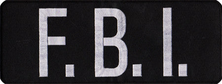 F.B.I. Back Patch (Large)