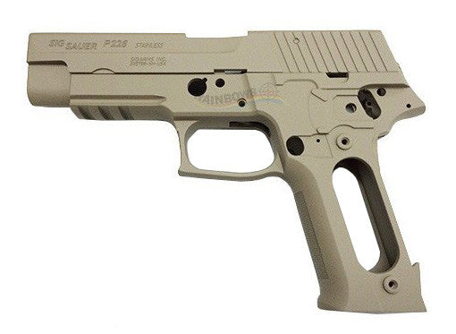 Guarder Aluminum Slide & Frame for Marui P226 Rail (2010 New Ver, TAN)