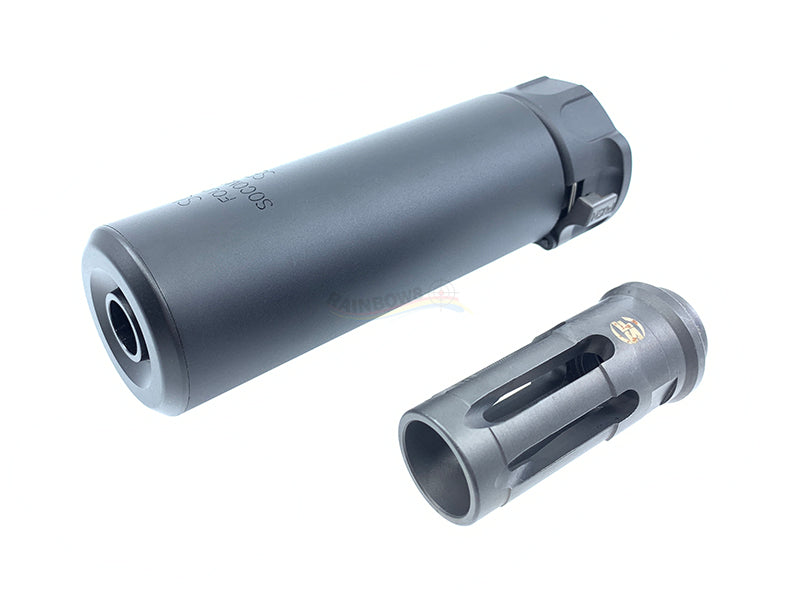 SF SOCOM 556 5" Suppressor with 14mm CCW Flash Hide (Black)