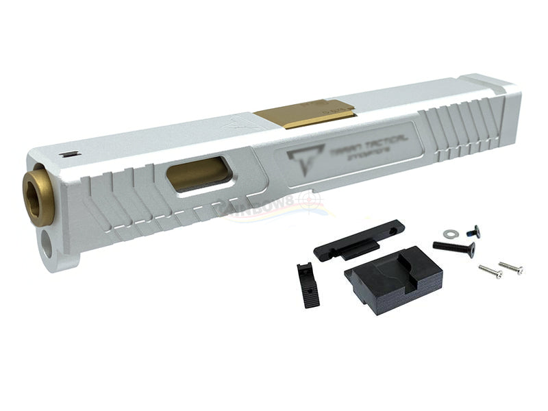 Pro Arms TTI Combat Master Aluminium Slide & Barrel Set For Marui G19 GBB (Silver)