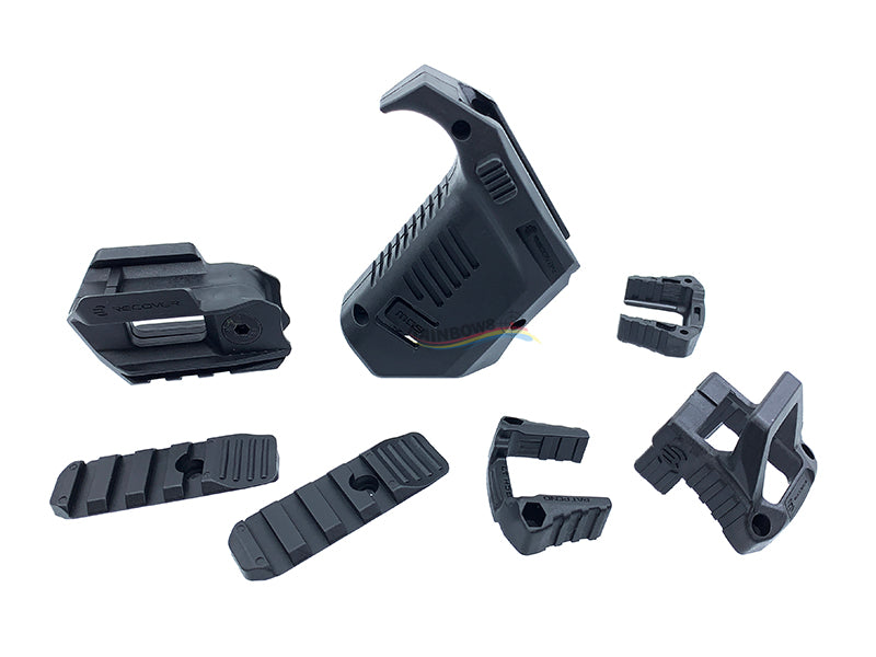 Tactical Rail Brace Kit For Umarex, Marui G-Series with Holster Full Set (Black)