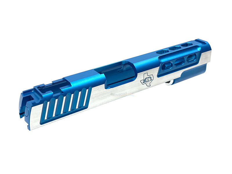 Airsoft Masterpiece STI LIMITED Standard Slide for Hi-CAPA (Blue, TwoTone)