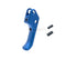 KJ Works Flat Aluminum Trigger (Blue) for For KJ CZ75 Shadow GBB