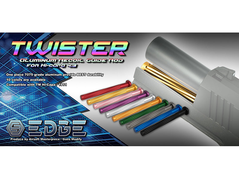 EDGE "Twister" Recoil Guide Rod For Hi-CAPA 4.3 (Gold)