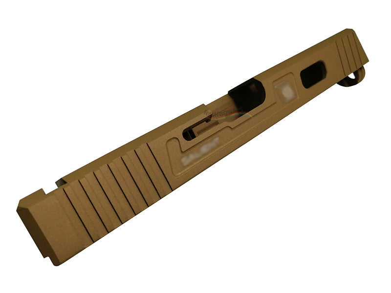 Guarder Custom Aluminum Slide for G17 (Cerakote FDE) - S Marking