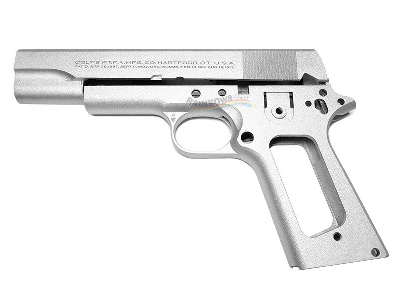 Guarder Aluminum Slide & Frame for MARUI M1911 National Match (Silver)