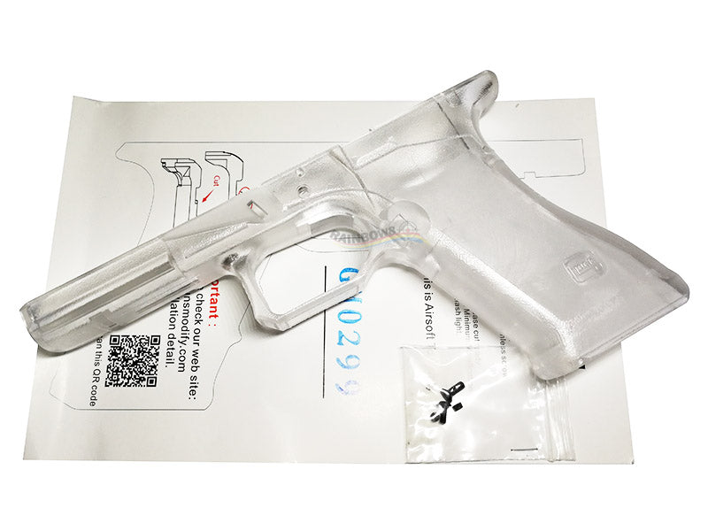 GunsModify Polymer Gen 3 RTF Frame for TM G Series with AGC Style CNC - Transparent
