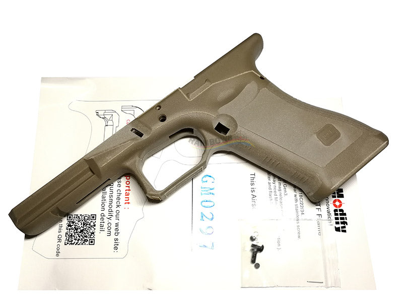 GunsModify Polymer Gen 3 RTF Frame for TM G Series with AGC Style CNC - FDE