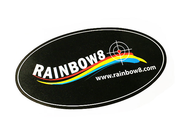 Rainbow8 Colour Sticker (Circle)