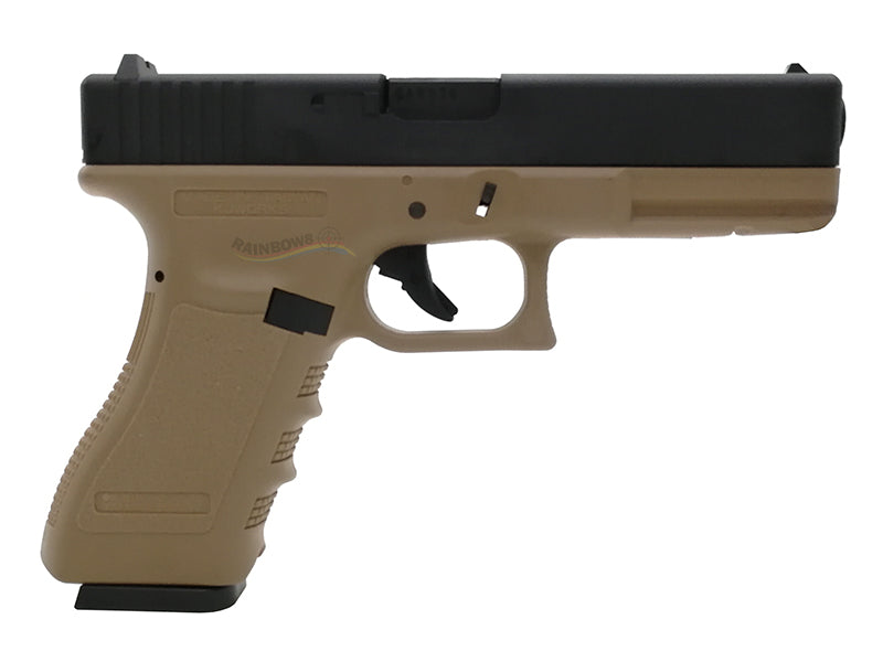 APLUS Custom KJ Works KP17 GBB/CO2 Pistol (TAN)