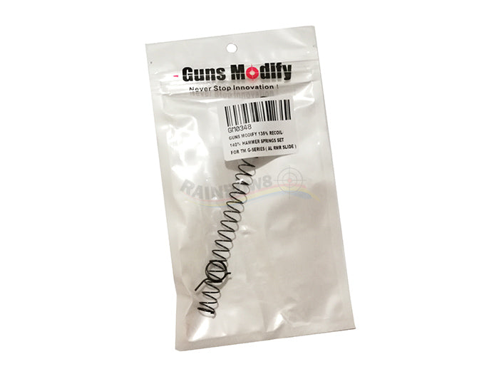 GunsModify 135% Recoil & 140% Hammer Springs Set For Marui G-Series