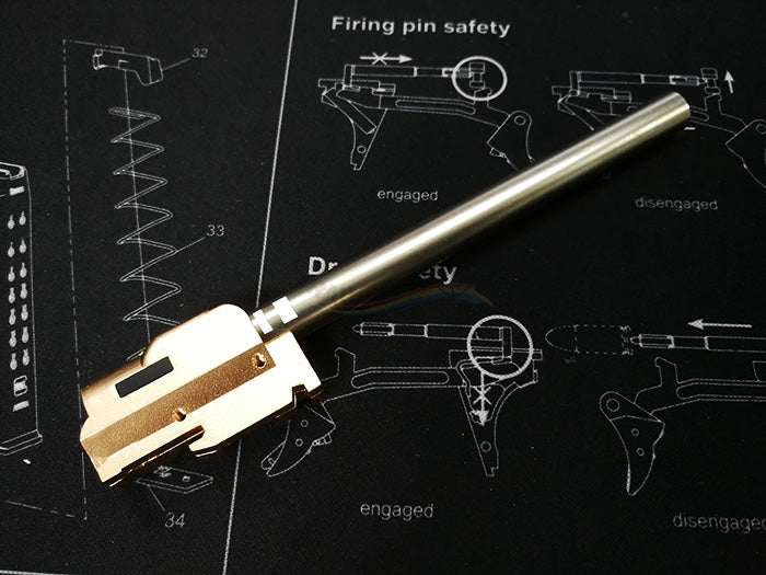 Maple Leaf 6.02mm Inner Barrel w/ Hop Up Chamber Complete Set for Marui G34 (113mm)