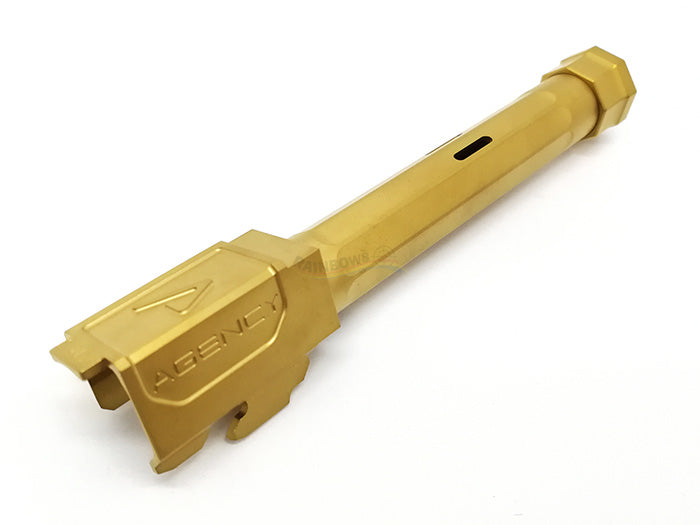 RWA Agency Arms Threaded Outer Barrel for Tokyo Marui G17 (Titanium Nitride TiN)
