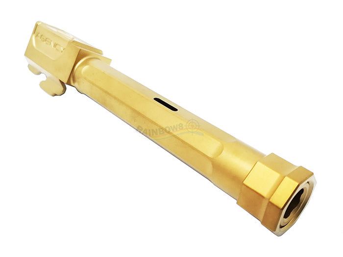 RWA Agency Arms Threaded Outer Barrel for Tokyo Marui G17 (Titanium Nitride TiN)