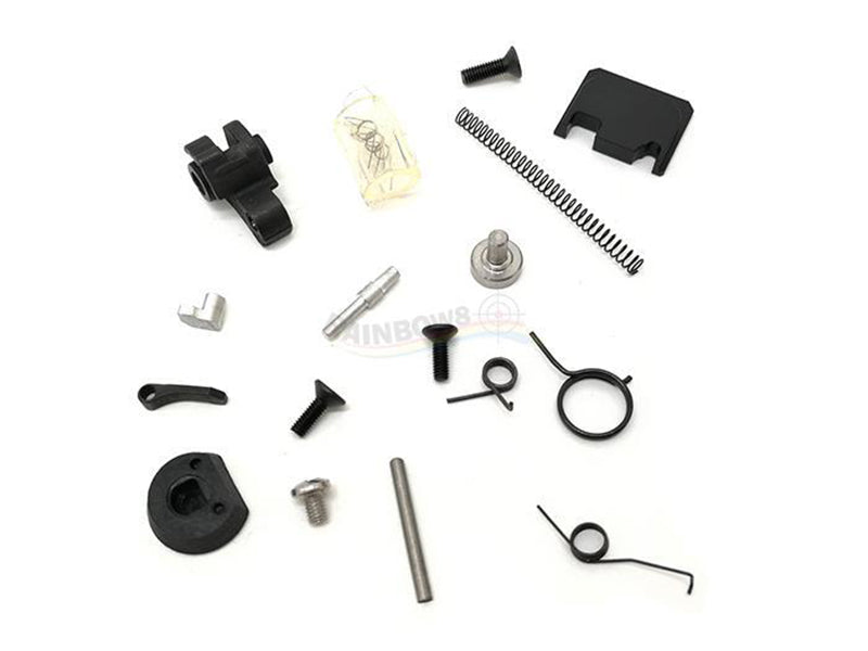 GunsModify SA Style G34 RMR Slide with Stainless Gold Threaded Outer Barrel Full Set For TM G17