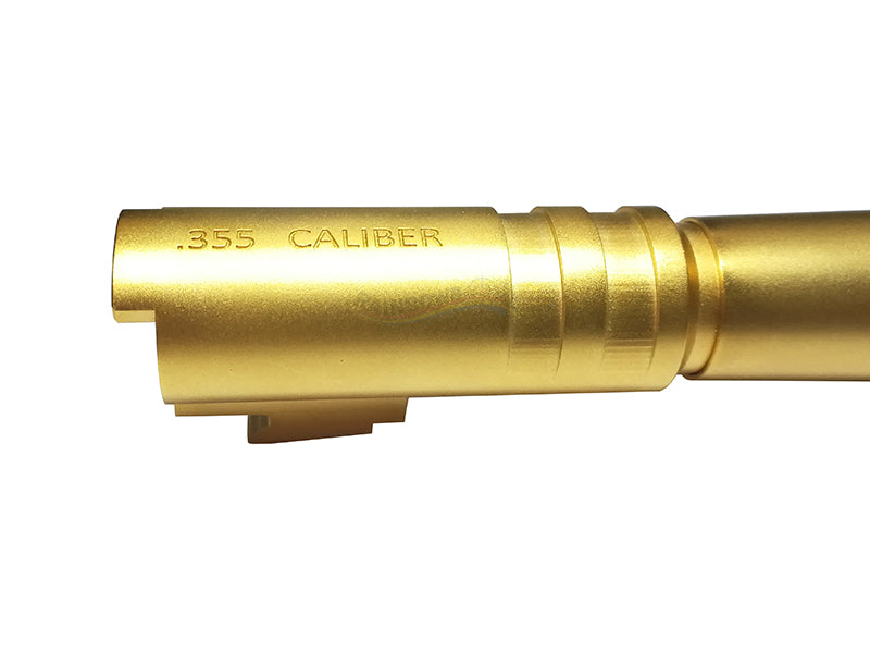 Airsoft Masterpiece .35 CALIBER Fix Outer Barrel for Compensator For Hi-CAPA 4.3 (Gold)