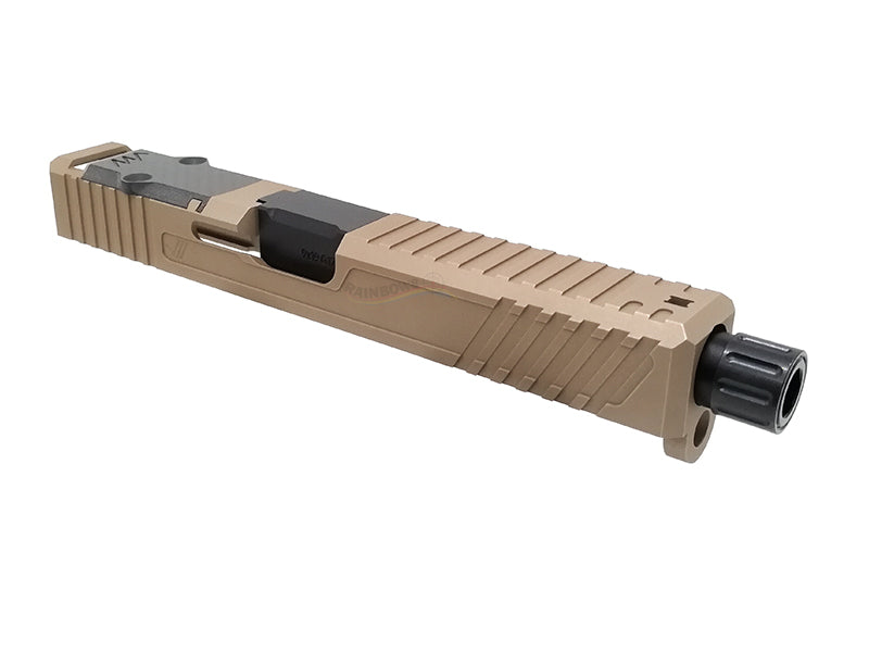 Ready Fighter Jagerwerks Downrange  Slide & Barrel Set For Marui G17 GBB (Bronze, 2019 Ver.)