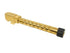 Ace One Arms G34 Stainless Steel Threaded Outer Barrel For TM G34 (Bubble, Gold)