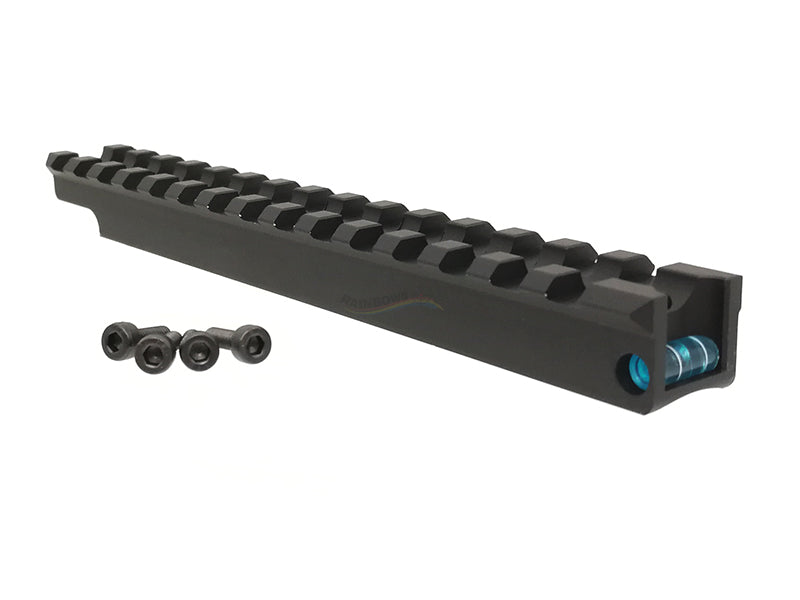 Maple Leaf CNC Precision Level Scope Rail Mount with Bubble Level For TM VSR-10 Series / FN SPR A5M (Blue)