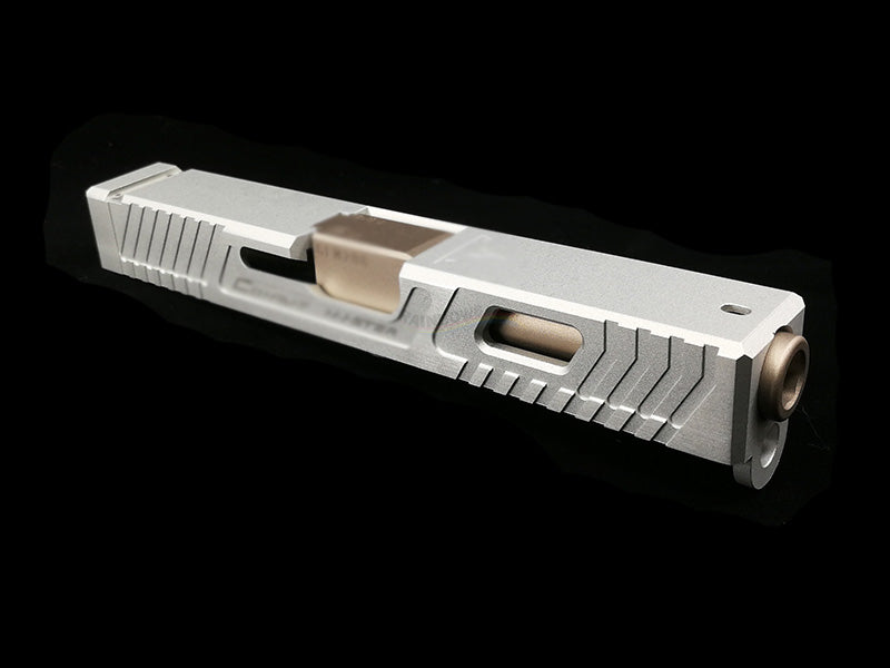 Pro Arms TTI G19 Aluminium Slide & Barrel Set For Umarex (VFC) G19 GBB Pistol (Silver)