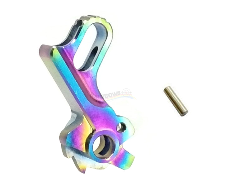DP Match Grade CNC Stainless Steel Hammer for Hi-Capa (Type A, Rainbow)