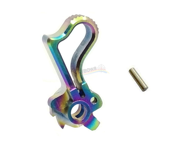 DP Match Grade CNC Stainless Steel Hammer for Hi-Capa (Type B, Rainbow)