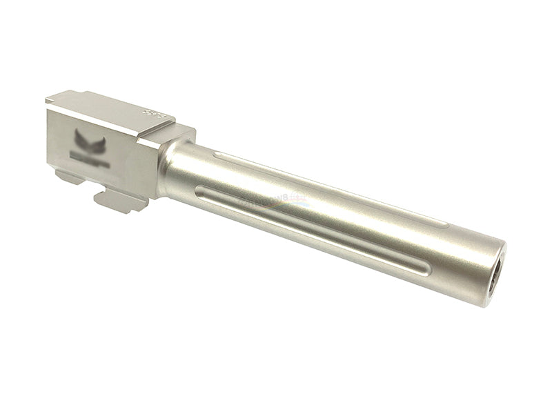 GunsModify SF 17 Stainless Fluted Barrel for Marui G17 (Silver) - New Version